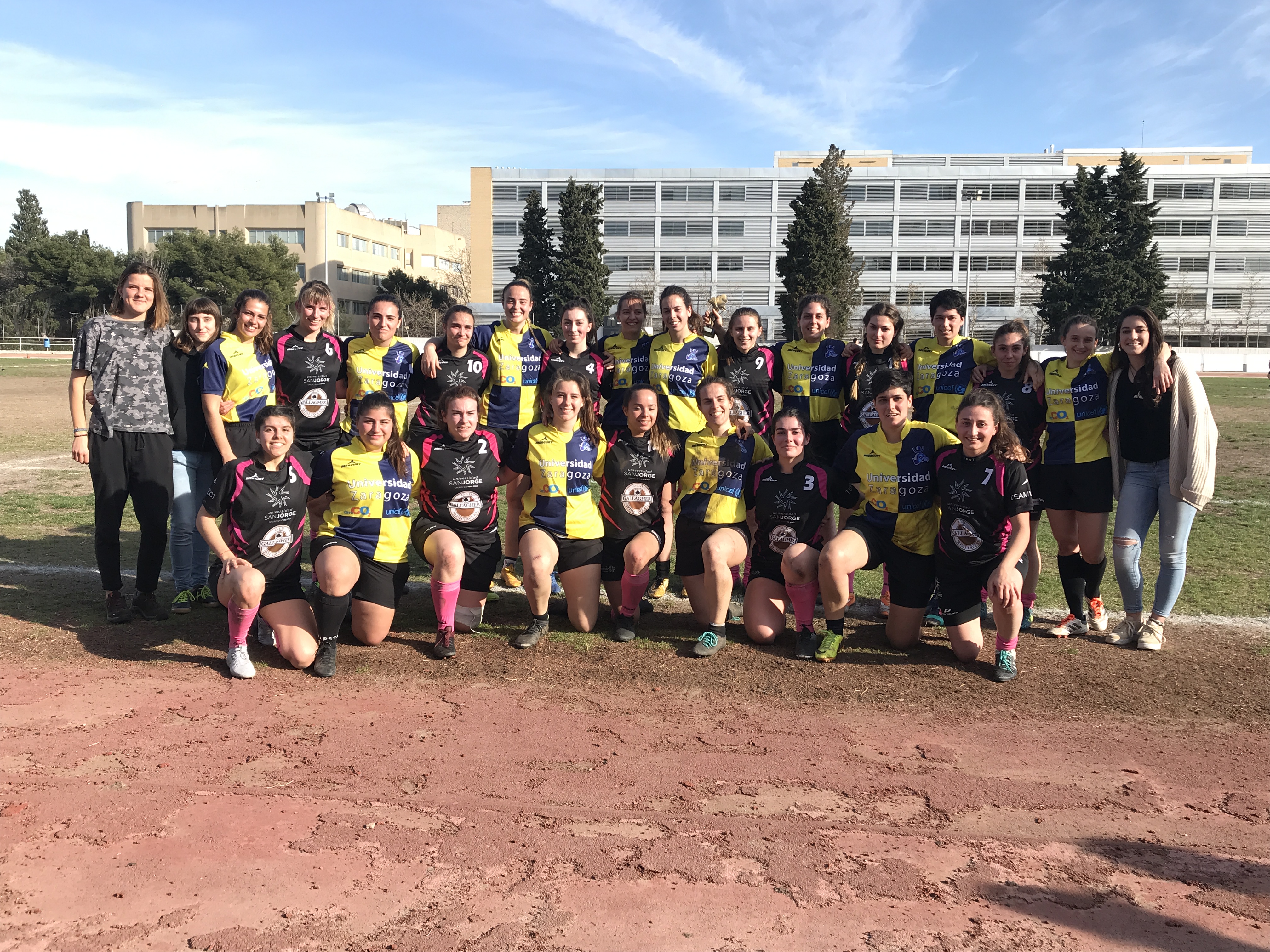 Equipo de Rugby femenino